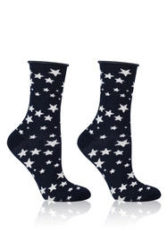 Italian Fashion Libra Skarpety za kostkę, granat/ecru