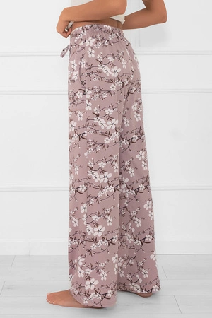 Italian Fashion Kimuri dł.sp. Nocna spodnie, druk/wrzos