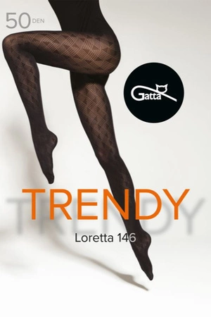 Gatta Loretta 146 50 DEN Wyrób pończoszniczy rajstopy, nero