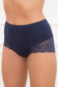 Italian Fashion Alchemia maxi Majtki wysokie figi, granat