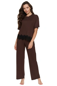 Doctor Nap PW.7536 Nocna piżama, chocolatte