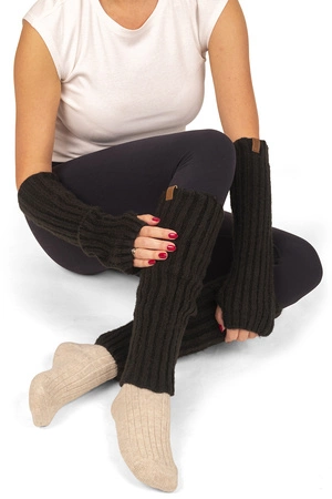 Vivisence 7217 Rękawiczki dzianinowe, czarny