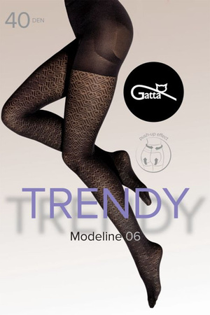 Gatta Modeline 06 40 DEN Wyr�b po�czoszniczy rajstopy, nero