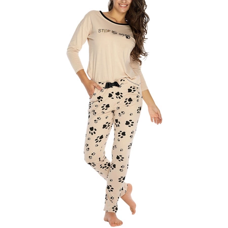 Piu Bella PDD-08 Nocna piżama, beige