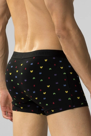 Atlantic 3MH-054 3-pack Majtki bokserki, czarny/grafitowy/czarny