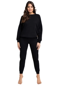 Italian Fashion Parma dł.r. dł.sp. Dres homewear, czarny