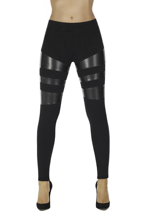 Bas Bleu Marcella Legginsy klasyczne, black