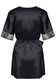 Beauty Night Delight dressing gown BN6628 Nocna peniuar, black