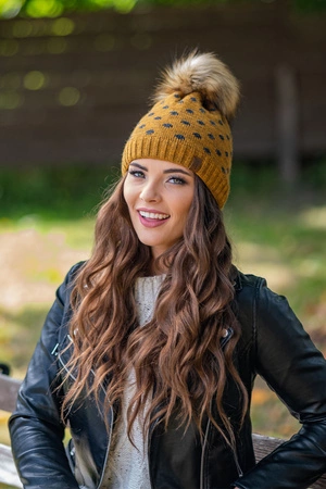 Vivisence 7033 Nakrycie głowy czapka, żółty