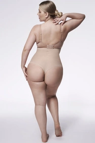 Julimex 275 Stringi Wysoka Talia Majtki stringi modelujące, natural