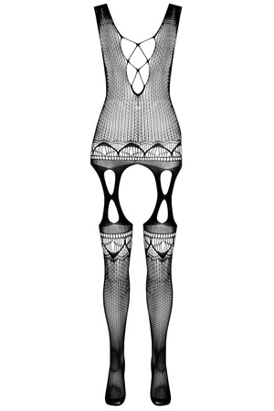 Passion BS099 Body bodystocking, black