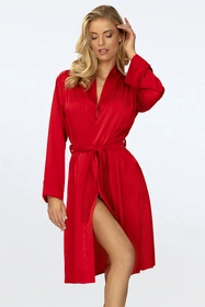 Dkaren Amina-Po Nocna szlafrok, czerwony