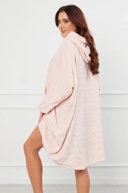 Italian Fashion Runa dł.r. Nocna szlafrok, druk/róż