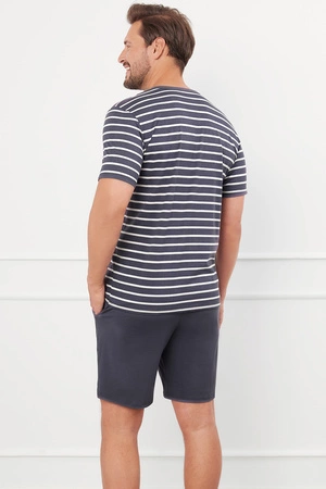 Italian Fashion Bert kr.r. kr.sp. Nocna piżama, grafit