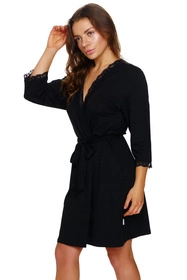 Doctor Nap SWW.5133 Nocna szlafrok, black
