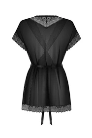 Obsessive Deina More peignoir Nocna peniuar, black