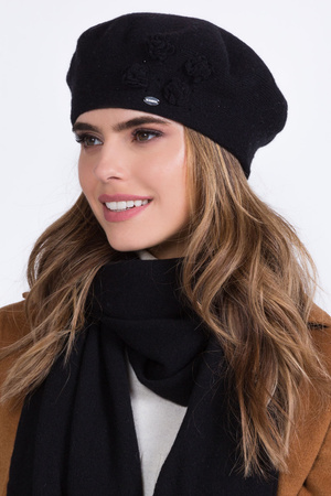 Kamea Ariel Nakrycie g�owy beret, czarny