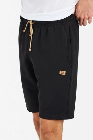 Italian Fashion Lider kr.sp. Spodenki bermudy, czarny