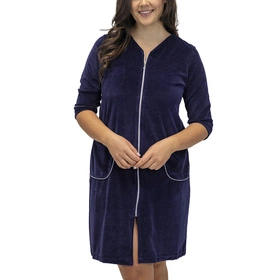 Vivisence 5027 Nocna szlafrok, granatowy