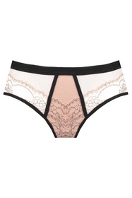 Unikat Atina Majtki szorty, beż-czarny