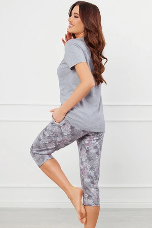 Italian Fashion Ibena kr.r. sp.3/4 Nocna piżama, melanż/druk