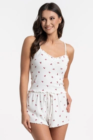 Moraj PDD3100-002 Nocna piżama, patt 1 -cherry