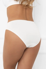 Italian Fashion Libra midi Majtki figi, biały