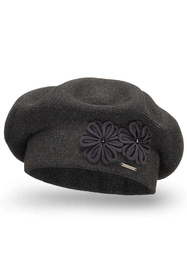 Vivisence 7007 Nakrycie głowy beret, ciemnoszary