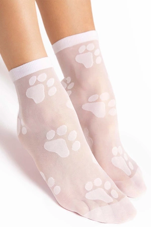 Fiore Pawpaw 20 DEN G1192 Wyrób pończoszniczy skarpetki, white