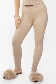 Dkaren Bayo-Le Legginsy klasyczne, cappuccino