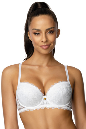 Mat 0198/11/1 Estelle Biustonosz push-up, bia�y