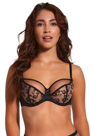 Bella Misteria 42-86 Czarna Pantera Biustonosz miękki, czarny