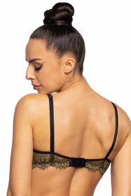 Mat 3703/11 Chelsea Biustonosz push-up, khaki-czarny