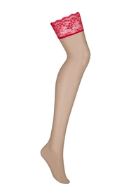 Obsessive Lovica stockings Wyrób pończoszniczy pończochy do pasa, cielisty