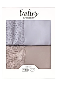 Henderson Polly 2 42826 2-pak Majtki figi, rose/lavender