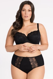 Gorsenia K357 Blanca Biustonosz półusztywniany, czarny