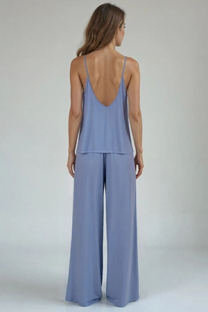 Vivisence 2046 Nocna komplet top + spodnie, błękitny