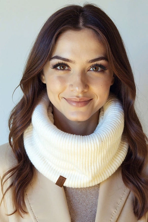 Vivisence 70115Kmpl Komplet czapka+komin, ecru