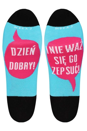 Moraj CSD170-546N Skarpety stopki, patt 2-niebieski