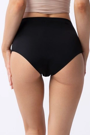 Julimex Amber Maxi Majtki wysokie figi, czarny