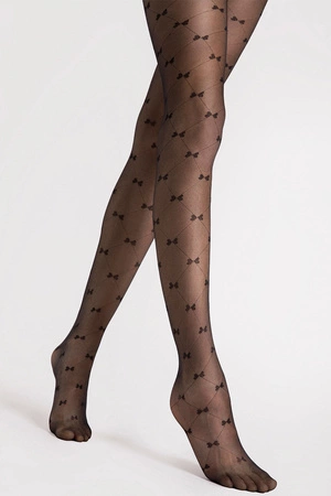 Fiore Ribbon 20 DEN G6119 Wyrób pończoszniczy rajstopy, black