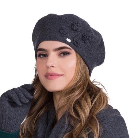 Kamea Ariel Nakrycie głowy beret, grafit