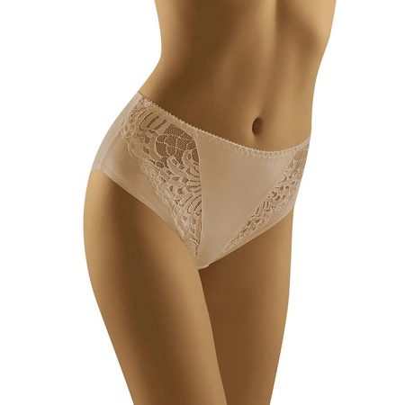 Wol-Bar Eco-Ga Majtki wysokie figi, beżowy