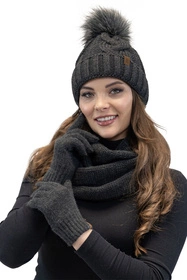 Vivisence 7103 Szalik lub apaszka komin, ciemnoszary