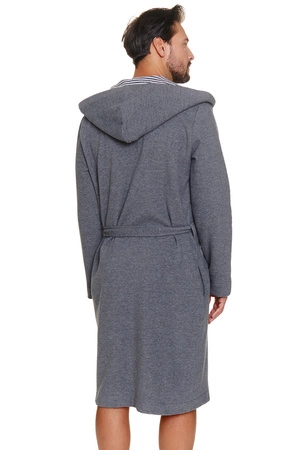Doctor Nap SMW.7230 Nocna szlafrok, dark grey
