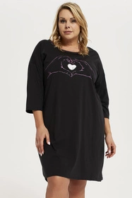 Italian Fashion Galia r.3/4 Nocna koszula, granat