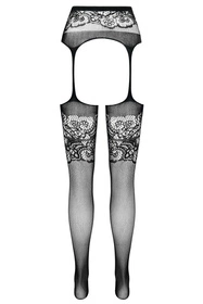 Passion S029  Wyrób pończoszniczy pończochy z pasem, black