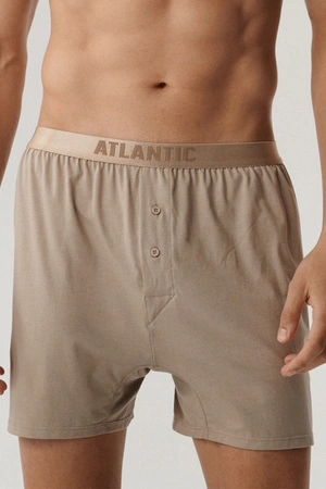 Atlantic 2BMB-005 2-pack Majtki bokserki, beżowy