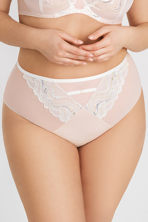 Gorsenia K865 Marble Dream Majtki figi, be�owy