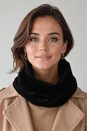 Vivisence 7109 Szalik lub apaszka komin, czarny